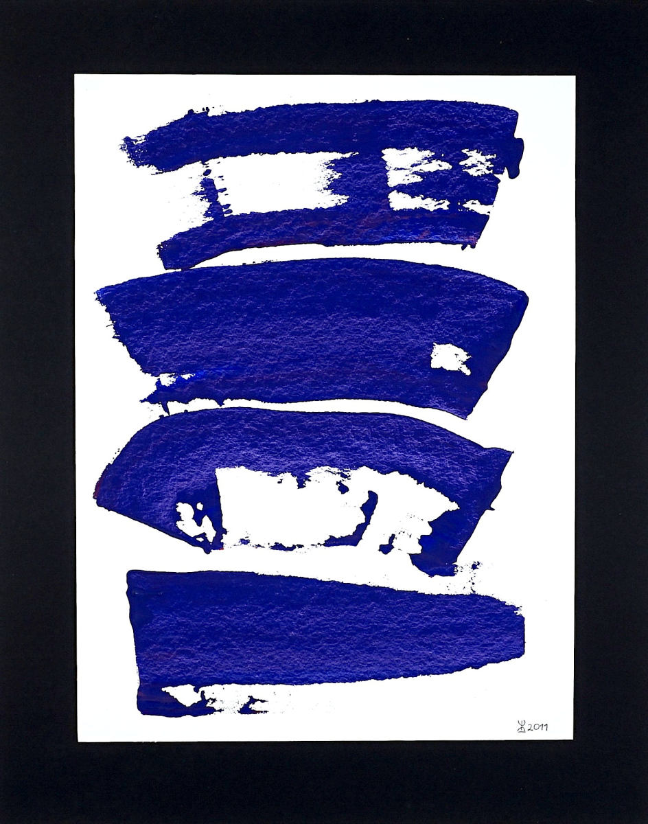 Blaue Kalligrafie 2011